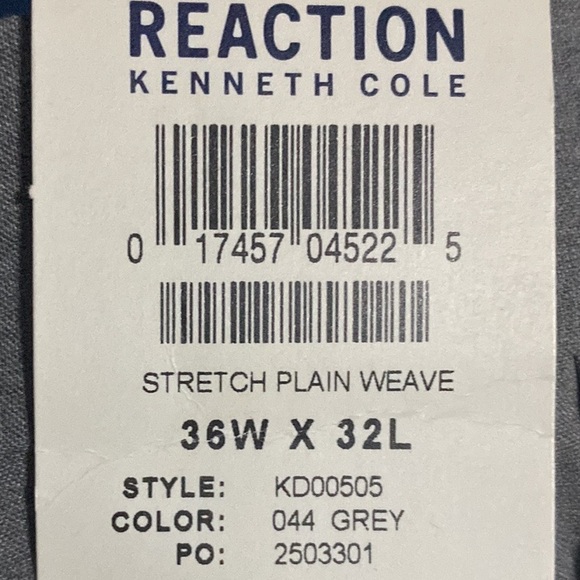 Kenneth Cole® Reaction Skinny Fit Dress Pants with Premium Flex Waistband. - Picture 6 of 6